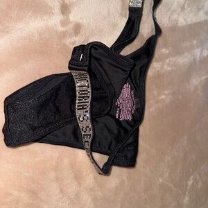 Victoria's Secret Black Bikini with Silver Accents